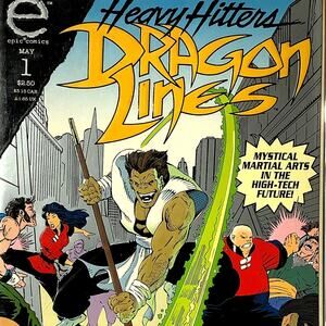 Heavy Hitters Dragon Lines #1, May 1993, Epic Comics,  NM 9.4